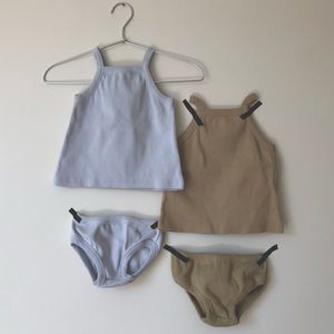 MILLK KIDS 5Y COTTON RIB WEEKENDER SET SAND